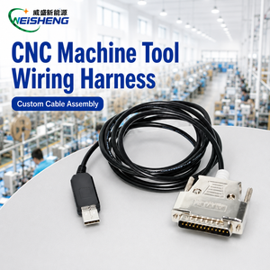 맞춤형 CNC 머신 배선 하네스 산업 자동화 차폐 케이블 어셈블리 OEM - Product Image 1