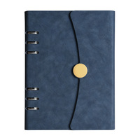 Carnet de notes A5 en similicuir à feuilles mobiles, personnalisable avec logo, design élégant, pour bureau, coffret cadeau, fabriqué en Chine