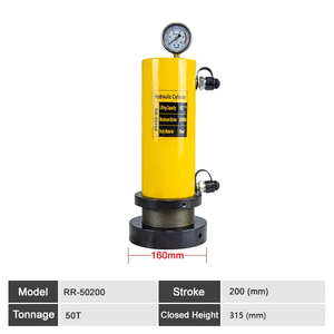 RR-50200 50 톤 200mm 스트로크 잠금 너트 유압 프레스 실린더 - Product Image 6