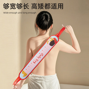 Bath Scrubber Glove Oval Polyester Back Scrubbing Tool For General Use - Product Image 3