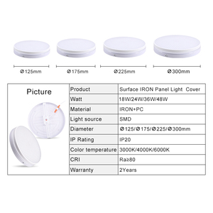 Plafonnier LED encastré <span class=keywords><strong>KOOMAN</strong></span> en fer PC IP20 18W/24W/36W/48W avec garantie de 2 ans pour salon - Product Image 3