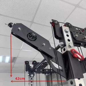 用于健身Lat下拉和低排电缆机、电缆站设备的壁挂式滑轮系统 - Product Image 5