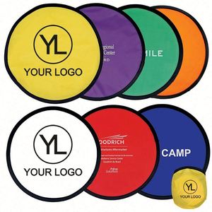 Disque volant portable pour enfants, personnalisable avec logo et couleur, jouet sportif d'extérieur, disque rond pliable en nylon - Product Image 3