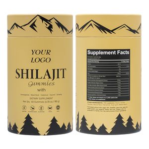 Gomitas de Ashwagandha Shilajit con Gokshura y extracto de jengibre Fórmula de nutrición diaria natural Gomitas de Shilajit - Product Image 3