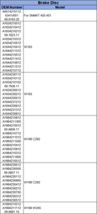 Disco de Freno Delantero Derecho 0004212412 para Mercedes-Benz W246 W205 W242 A0004212412 A2464210012 A2464211112 A2464210112 - Product Image 5