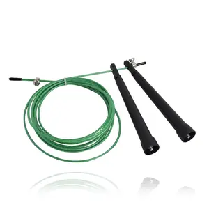 GYMKO Vente en gros Équipement d'exercice pour enfants <span class=keywords><strong>Corde</strong></span> à <span class=keywords><strong>sauter</strong></span> réglable colorée avec poignée <span class=keywords><strong>fine</strong></span> en plastique et caoutchouc - Product Image 2