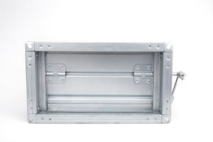 Hot bán xây dựng hệ thống thông gió bằng tay chia nhiều lá điều chỉnh van Ajustable louvers tự động Duct Damper - Product Image 2