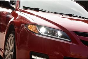 Modelo de Coche AKD para <span class=keywords><strong>Mazda</strong></span> <span class=keywords><strong>6</strong></span> Mazda6 2004-2013, Faro LED, Luz de Circulación Diurna, Luz Antiniebla, Luz de Señal de Giro, Proyector de Luz Baja y Alta, 4 Lentes - Product Image 4