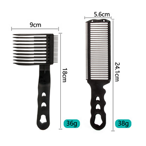 Peigne de précision pour hommes, à tête de précision, pour coupe de cheveux à plat, peigne à bords convexes, pour tondeuse à cheveux, pour coupe à l'huile, pour usage transfrontalier - Product Image 4