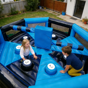 EASYFUN - Pista de Obstáculos Inflable Personalizada de Fábrica, Juego Comercial de Carnaval Last Man Standing para <span class=keywords><strong>Alquiler</strong></span> - Product Image 2