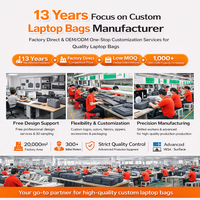 Sac pour ordinateur portable multifonctionnel personnalisable de 13, 14 et 15,6 pouces en polyester imperméable avec bandoulière pour la protection des tablettes et des ordinateurs portables