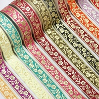 Garniture en Jacquard en Polyester coloré, 1 pièce, vente directe d'usine, nouveau modèle
