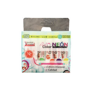 Ensemble de peinture acrylique de 12 ml, 5 couleurs, fournitures artistiques, ensemble de peinture, pigment riche, emballage en blister - Product Image 4