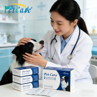 CPV/CDV/EHR/ANA 4-in-1 snelle testkit voor dierenartsen, hond, zeer gevoelig, hardloper, voor thuis/kliniek, gratis monster testkit