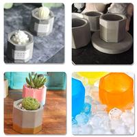 Cetakan Silikon Terlaris untuk Pot Bunga Beton, Vas Tanaman Semen, Cetakan Silikon untuk Berkebun