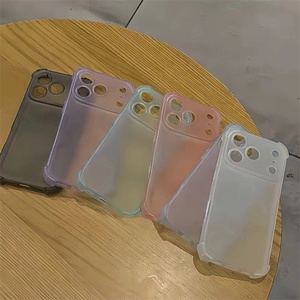 เคสใส TPU สีดำคริสตัลสำหรับเลนส์กล้อง iPhone 17 Pro Max, เคสโทรศัพท์ iPhone 17 สีดำด้าน TPU - Product Image 2