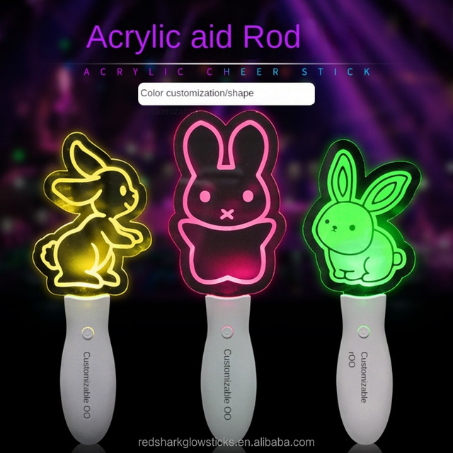 High End Custom Logo Acrylic Concert LED Cheering Props Kpop Party High Quality LED Stick