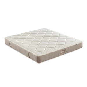 Matelas à ressorts ensachés en tissu de coton et de lin respirant absorbant l'humidité, épaisseur de 24 cm, disponible en taille Queen et King - Product Image 2