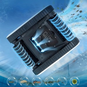 หุ่นยนต์ทำความสะอาดพื้นสระน้ำสำหรับเศษขยะด้านล่างเท่านั้น - Product Image 1
