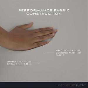 Juego de Sábanas Tamaño Queen, Refrescantes, Absorbentes de Humedad, Antiarrugas, Incluye Sábana Plana, Sábana Ajustable y Fundas de Almohada, Color Azul Cielo - Product Image 6