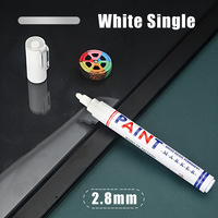 Vente chaude transfrontalière : Ensemble de stylos marqueurs de peinture 2,8 mm à séchage rapide, imperméables, pour réparation automobile, FX1030 Chine