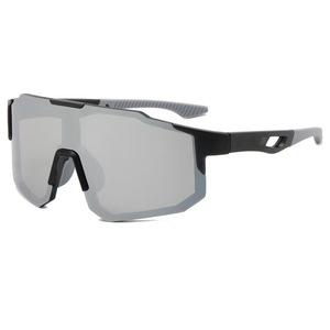 Gafas de sol para deportes al aire libre, montura de PC, lentes AC, protección UV 100, gafas de ciclismo unisex, diseño de semimontura - Product Image 1