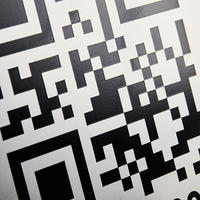 Etiquetas de Código QR de Metal Impresas con Grabado, Acero Inoxidable Resistente a la Corrosión, Forma Personalizada