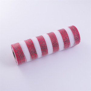 Fita de Malha de Polipropileno Dourada 2m X 9cm para DIY, Guirlanda de Árvore de Natal, Decoração Floral à Prova d'Água - Product Image 6