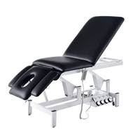 Table de thérapie chiropratique de lit de Massage professionnel réglage de la hauteur électrique double contrôle avec 2 moteurs à vendre