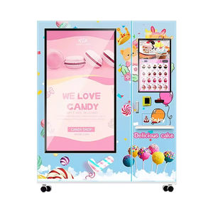 Distributeur automatique de gâteaux à écran tactile de grande taille de 21.5 pouces Lumière LED Customistis Taille différente dans la machine - Product Image 3