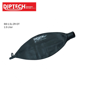 Bolsa de Respiración Plana de Neopreno Negro de 1.5 Litros para Adultos, Estilo Ohio, Autoclavable, con Reservorio de Alta Sensibilidad, Compatible con OEM/ODM - Product Image 1