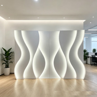 Nouvelle Conception 2026 – Support de Fond de Scène LED de Luxe pour Mariage, en Acrylique Blanc, pour Décoration de Scène et Événements Festifs
