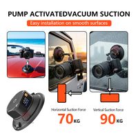 Ventouse Électrique Rechargeable Portable pour Appareil Photo de Bateau, 3, 4,5, 5 et 6 Pouces, Support de Caméra à Ventouse Électronique sur Batterie