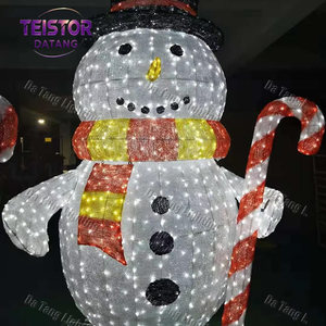 Commercial Grade Giant LED Snowman Motif <b>Light</b> for Theme Park Christmas Decoration - Product Image 6