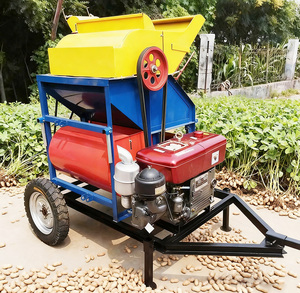 Cosechadora de Granos Portátil con Motor Diésel, Color Rojo, Transmisión por Engranajes para Cosecha de Trigo, Máquina de Alta Productividad - Product Image 3