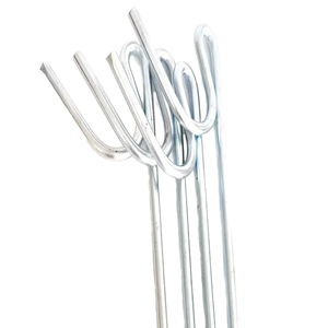 Clous en U galvanisés pour clôture agricole, 1 pouce, 1 1/4 pouce, agrafes en U pour clôture barbelée - Product Image 5