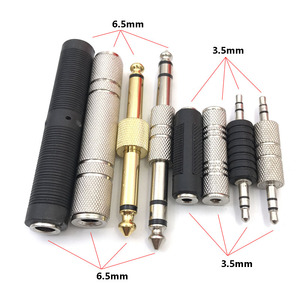 <span class=keywords><strong>Adaptador</strong></span> Convertidor de Conector de <span class=keywords><strong>Audio</strong></span> Estéreo de 6.5mm <span class=keywords><strong>Macho</strong></span> <span class=keywords><strong>a</strong></span> 6.5mm <span class=keywords><strong>Macho</strong></span>, Conector de <span class=keywords><strong>Audio</strong></span> de 3.5mm <span class=keywords><strong>Hembra</strong></span> <span class=keywords><strong>a</strong></span> <span class=keywords><strong>Hembra</strong></span> para Altavoz - Product Image 3