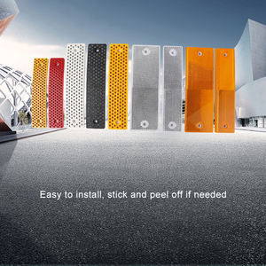 Reflector Rectangular de Alta Visibilidad para Carreteras, Lente Reflectante de Plástico, Reflector para Barandillas, Precio - Product Image 2