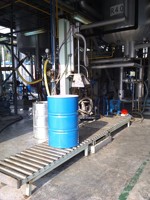Système de remplissage automatique pour fûts et IBC, ligne d'équipement de conditionnement de liquides lubrifiants pour moteurs