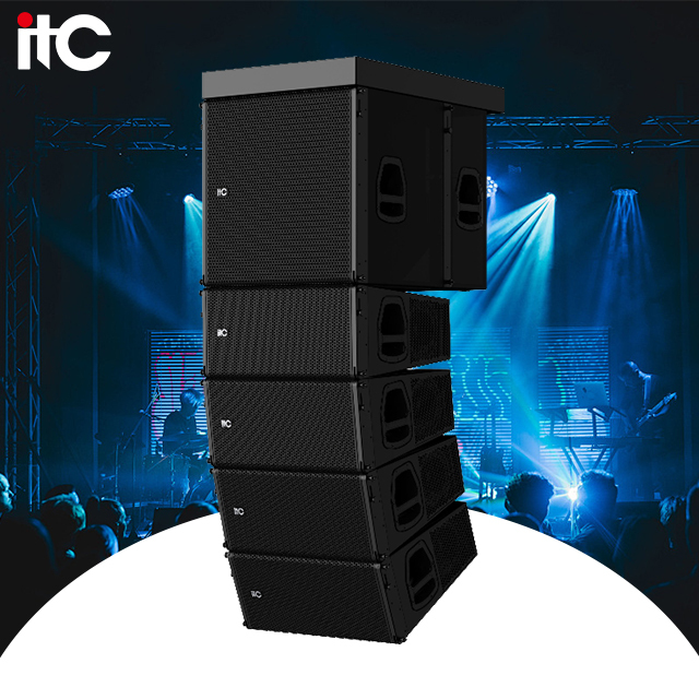 800W Professional Neodymium Line Array Sound System with 12 Speakers for Pro Audio
