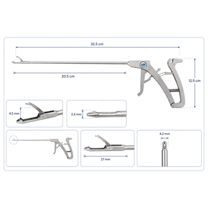 Pinza de Sutura Scorpion de Al Mida Health Care Instruments, Herramienta Quirúrgica Manual Reutilizable para Artroscopia, de Acero Inoxidable - Product Image 4