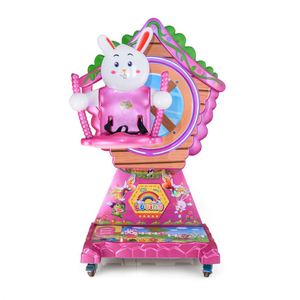 Nueva Casa de Juegos Eléctrica Operada con Monedas para Niños, con Rueda de la Fortuna, Coche de Juguete Circular y Máquina de Columpio con Música MP3 - Product Image 4