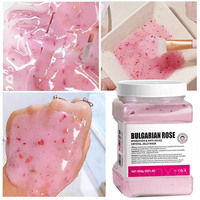 Prix usine masque de gelée facial hydro multicolore 650g poudre de gelée de cristal blanchissant nourrissant vitamine C masque facial à l'aloès ODM