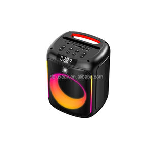 Amplificateur de son <span class=keywords><strong>colonne</strong></span> haute puissance sur pied avec éclairage LED RGB pour fêtes et karaoké - Product Image 5