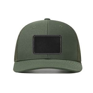 Personalizado de alta calidad de 6 paneles de algodón clásico bajo Moq Heather Grey bordado parche Logo malla gorra de camionero sombrero para la venta - Product Image 1