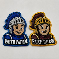Étiquette thermocollante personnalisée en tissu, patch LOGO pour vêtements, étiquette brodée avec patchs brodés à coudre