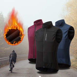 WOSAWE – gilet de cyclisme d'<span class=keywords><strong>hiver</strong></span> coupe-vent imperméable, gilet polaire <span class=keywords><strong>vtt</strong></span> vélo vêtements sans manches <span class=keywords><strong>veste</strong></span> de cyclisme - Product Image 5