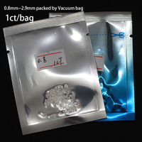 Berlian Putih DEF VS 2 mm,  Hpht Lab Grown/sintetis, Cvd, Poles, Grosir