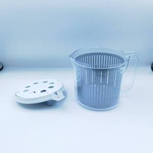 Essoreuse à salade en plastique PP écologique de 2,5 L pour cuisine, outils manuels de séchage de légumes en gros - Product Image 1