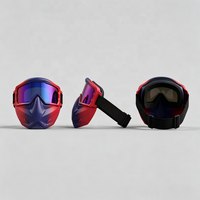Masque de protection pour moto tout-terrain, design personnalisé, coupe-vent, pour motocross, ATV, course hors route, lunettes de moto